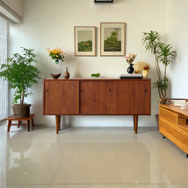 Ruthber Solutions Nordic Style Vintage Multipurpose Sideboard 59.06